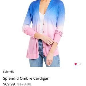Splendid ombré cardigan size medium